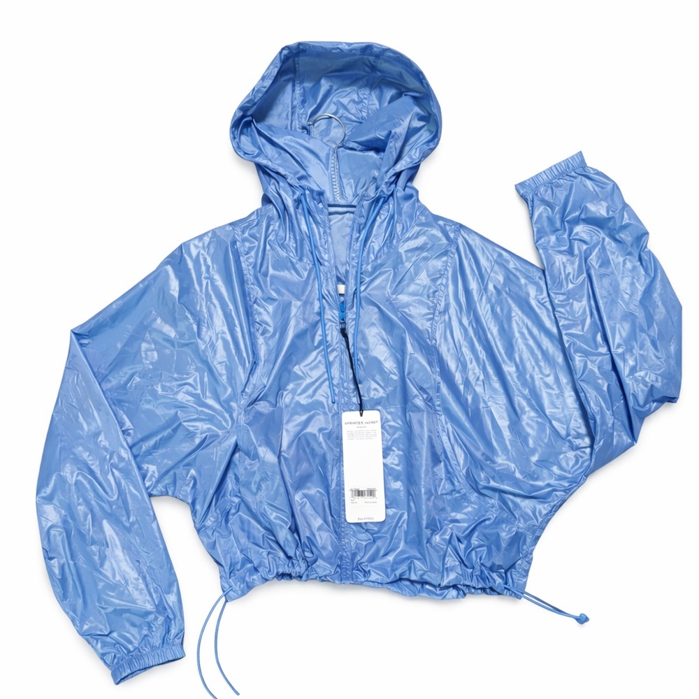 ALO Yoga Light Blue Sprinter Jacket NWT